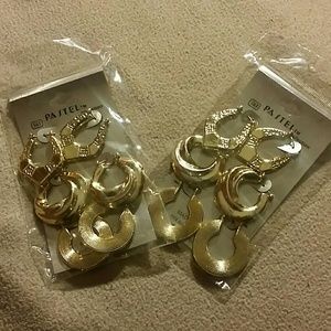 Gold earrings